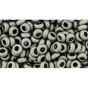 TOHO Demi Round 6/0 Metallic Frosted Antique Silver 100gr - TN-06-566