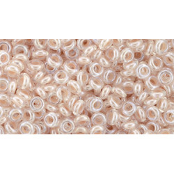 TOHO Demi Round 8/0 Inside-Color Crystal/Blush-Lined 100gr - TN-08-1068