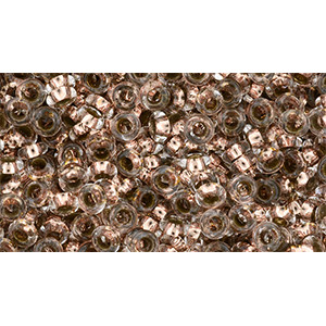 TOHO Demi Round 8/0 PermaFinish - Copper-Lined Crystal 100gr - TN-08-PF740