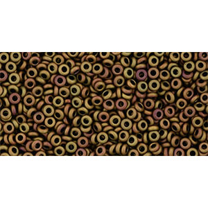 TOHO Demi Round 11/0 Opaque-Pastel-Frosted Mudbrick 100gr - TN-11-618