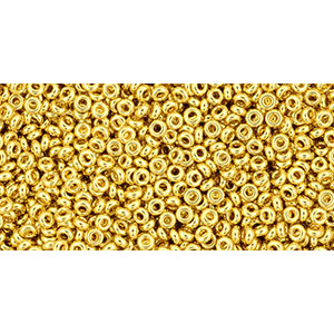 TOHO Demi Round 11/0 Metallic 24K Gold Plated 100gr - TN-11-712