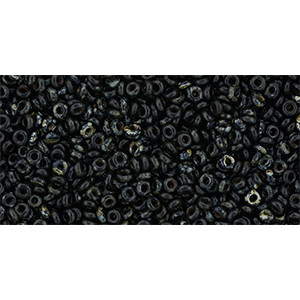 TOHO Demi Round 11/0 HYBRID Frosted Jet - Picasso 100gr - TN-11-Y302F