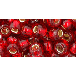 TOHO Round 3/0 Silver-Lined Ruby 250gr - TR-03-25C TOHO Round 3/0 Silver-Lined Ruby 250gr - TR-03-25C