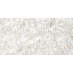 TOHO Round 6/0 Transparent-Rainbow Crystal 250gr - TR-06-161 TOHO Round 6/0 Transparent-Rainbow Crystal 250gr - TR-06-161