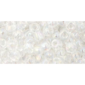 TOHO Round 6/0 Transparent-Rainbow Crystal 250gr - TR-06-161