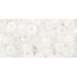 TOHO Round 6/0 Transparent-Rainbow-Frosted Crystal 250gr - TR-06-161F TOHO Round 6/0 Transparent-Rainbow-Frosted Crystal 250gr - TR-06-161F