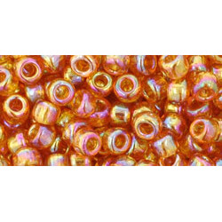TOHO Round 6/0 Transparent-Rainbow Topaz 250gr - TR-06-162C TOHO Round 6/0 Transparent-Rainbow Topaz 250gr - TR-06-162C