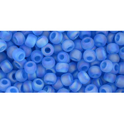 TOHO Round 6/0 Transparent-Rainbow Frosted Aquamarine 250gr - TR-06-163CF TOHO Round 6/0 Transparent-Rainbow Frosted Aquamarine 250gr - TR-06-163CF