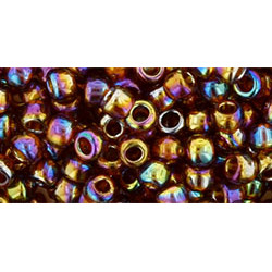 TOHO Round 6/0 Transparent-Rainbow Smoky Topaz 250gr - TR-06-177