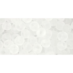 TOHO Round 6/0 Transparent-Frosted Crystal 250gr - TR-06-1F