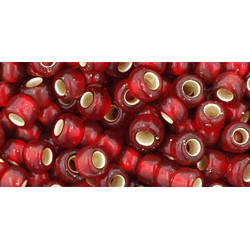 TOHO Round 6/0 Silver-Lined Frosted Ruby 250gr - TR-06-25CF