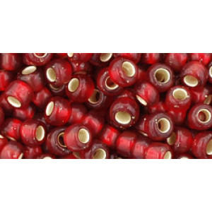 TOHO Round 6/0 Silver-Lined Frosted Ruby 250gr - TR-06-25CF