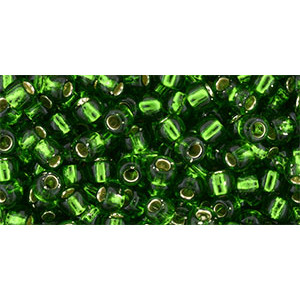TOHO Round 6/0 Silver-Lined Grass Green 250gr - TR-06-27B