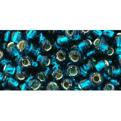 TOHO Round 6/0 Silver-Lined Teal 250gr - TR-06-27BD