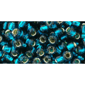 TOHO Round 6/0 Silver-Lined Teal 250gr - TR-06-27BD