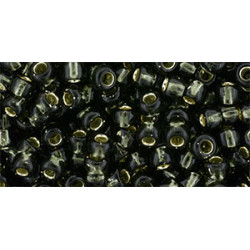 TOHO Round 6/0 Dk Silver-Lined Black Diamond 250gr - TR-06-29C