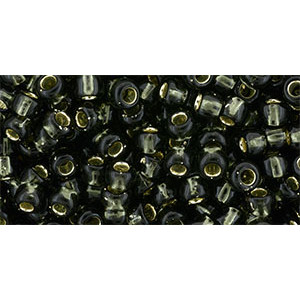 TOHO Round 6/0 Dk Silver-Lined Black Diamond 250gr - TR-06-29C
