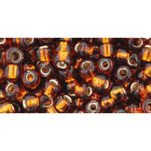 TOHO Round 6/0 Silver-Lined Smoky Topaz 250gr - TR-06-34