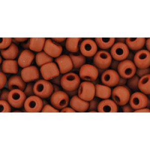 TOHO Round 6/0 Opaque-Frosted Terra Cotta 250gr - TR-06-46LF