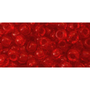 TOHO Round 6/0 Transparent Siam Ruby 250gr - TR-06-5B