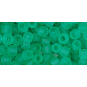 TOHO Round 6/0 Transparent-Frosted Dk Peridot 250gr - TR-06-72F