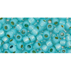 TOHO Round 6/0 PermaFinish Translucent Silver-Lined Aqua 250gr - TR-06-PF2117 TOHO Round 6/0 PermaFinish Translucent Silver-Lined Aqua 250gr - TR-06-PF2117