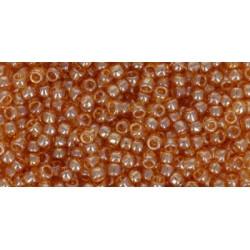 TOHO Round 8/0 Transparent-Lustered Med Topaz 250gr - TR-08-103B
