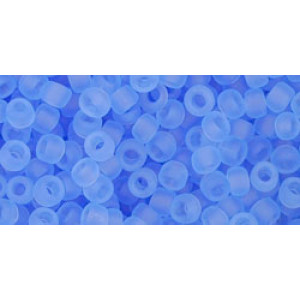 TOHO Round 8/0 Transparent-Frosted Lt Sapphire 250gr - TR-08-13F