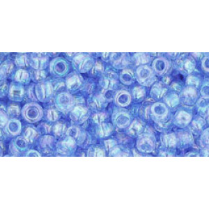 TOHO Round 8/0 Transparent-Rainbow Lt Sapphire 250gr - TR-08-168