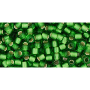 TOHO Round 8/0 Silver-Lined Frosted Peridot 250gr - TR-08-27F