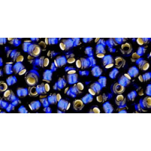 TOHO Round 8/0 Silver-Lined Frosted Cobalt 250gr - TR-08-28DF