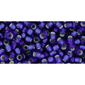 TOHO Round 8/0 Silver-Lined Frosted Dk Sapphire 250gr - TR-08-28F