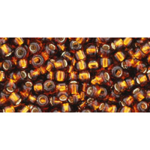 TOHO Round 8/0 Silver-Lined Smoky Topaz 250gr - TR-08-34
