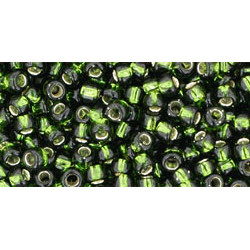 TOHO Round 8/0 Silver-Lined Olivine 250gr - TR-08-37