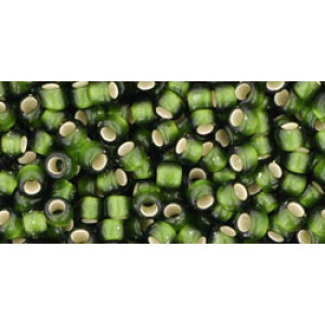 TOHO Round 8/0 Silver-Lined Frosted Olive 250gr - TR-08-37F