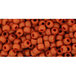 TOHO Round 8/0 Opaque-Frosted Terra Cotta 250gr - TR-08-46LF