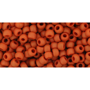 TOHO Round 8/0 Opaque-Frosted Terra Cotta 250gr - TR-08-46LF