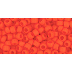 TOHO Round 8/0 Opaque-Frosted Pumpkin 250gr - TR-08-50AF