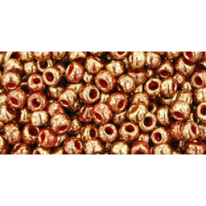 TOHO Round 8/0 Gilded Marble Red 250gr - TR-08-1708
