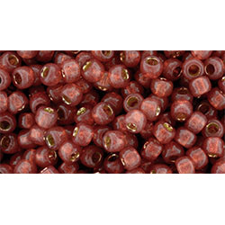 TOHO Round 8/0 PermaFinish - Silver-Lined Milky Pomegranate 250gr - TR-08-PF2113