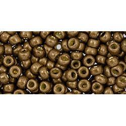 TOHO Round 8/0 Permafinish - Matte Galvanized Medal Bronze 250gr - TR-08-PF594F