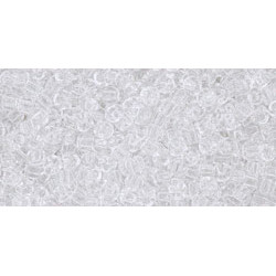 TOHO Round 11/0 Transparent Crystal 250gr - TR-11-1 TOHO Round 11/0 Transparent Crystal 250gr - TR-11-1