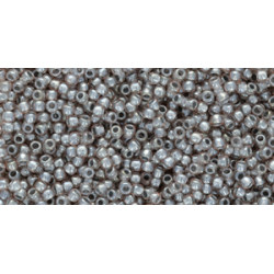TOHO Round 11/0 Silver-Lined Luster Gray 250gr - TR-11-1009