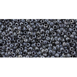 TOHO Round 11/0 Inside-Color Crystal/Concord Grape-Lined 250gr - TR-11-1064