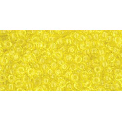 TOHO Round 11/0 Transparent Lemon 250gr - TR-11-12