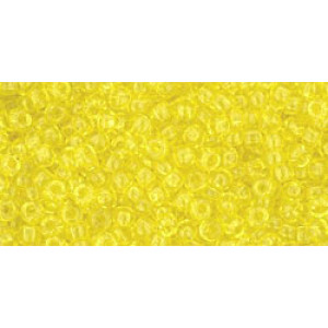 TOHO Round 11/0 Transparent Lemon 250gr - TR-11-12