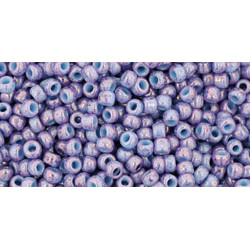 TOHO Round 11/0 Marbled Opaque Lt Blue/Amethyst 250gr - TR-11-1204