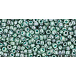 TOHO Round 11/0 Marbled Opaque Turquoise/Blue 250gr - TR-11-1207
