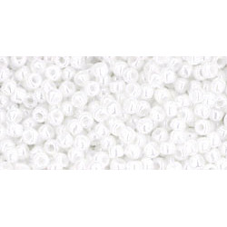 TOHO Round 11/0 Opaque-Lustered White 250gr - TR-11-121