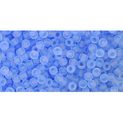 TOHO Round 11/0 Transparent-Frosted Lt Sapphire 250gr - TR-11-13F